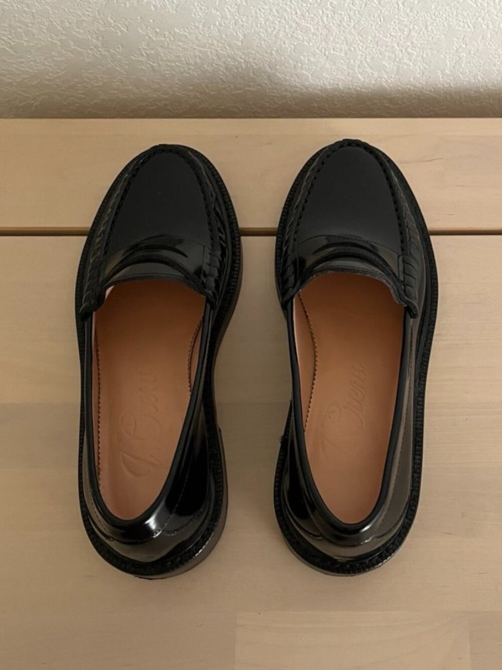 J Crew Rowan Leather Penny Loafers - Picture 5 of 7